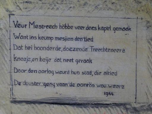 Kapellen als onderdeel van het evacuatieplan voor Maastricht